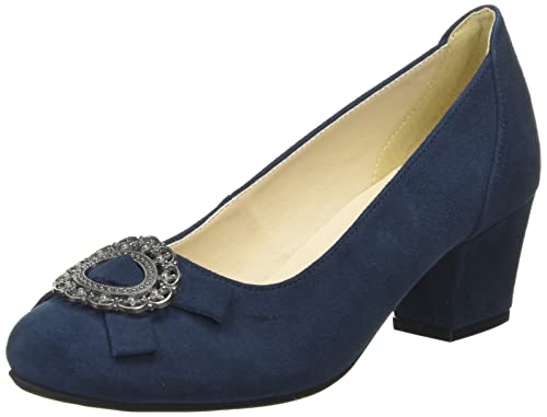 Hirschkogel Damen Pumps, d.blau, 39 EU von Hirschkogel