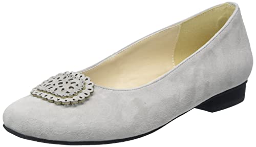 Hirschkogel Damen Ballerina Ballerinas, grau, 40 EU von Hirschkogel