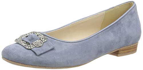 HIRSCHKOGEL Damen 3000025 Ballerinas, h.blau, 37 EU von HIRSCHKOGEL