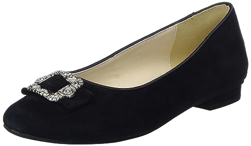 Hirschkogel Damen 3000025 Ballerinas, schwarz, 37 EU von Hirschkogel