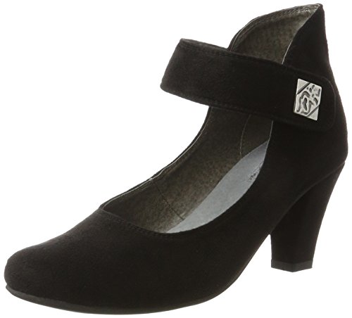 Hirschkogel Damen 3004535 Pumps, Schwarz (Schwarz) von Andrea Conti