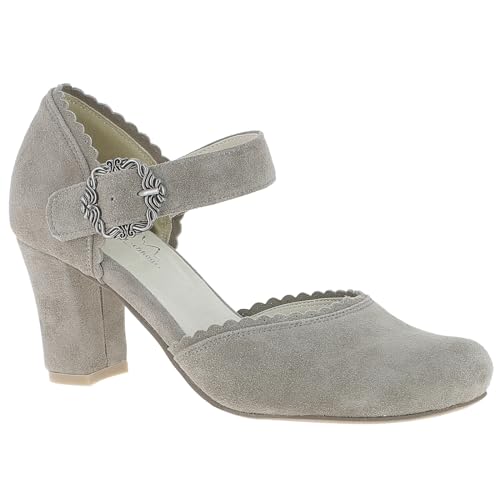 HIRSCHKOGEL Damen 3005715 Pumps, Beige (Taupe 066), 38 EU von Andrea Conti