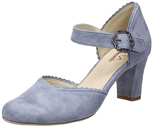 Hirschkogel Damen Pumps, h.blau, 39 EU von Hirschkogel