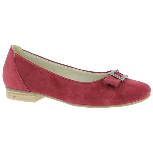 Hirschkogel Damen 3006826 Geschlossene Ballerinas, Rot (Himbeere 456) von Hirschkogel