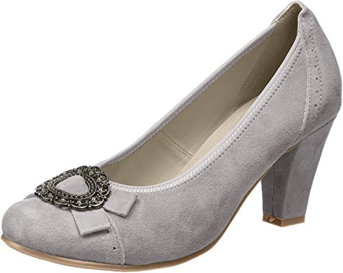 Hirschkogel Damen 3006843 Pumps, Grau (Stein 108), 38 EU von Hirschkogel