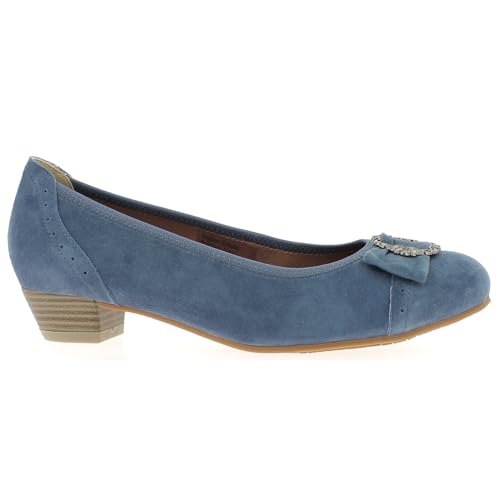 Hirschkogel Mädchen 3009220 Pumps, Blau (Jeans), 35 EU von Hirschkogel