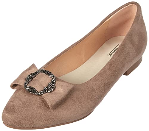 Hirschkogel Damen 3125700 Geschlossene Ballerinas, Taupe, 40 EU Hirschkogel Damen 3125700 Geschlossene Ballerinas, Taupe, 40 EU von Hirschkogel