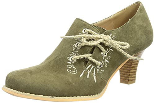 Hirschkogel Damen 3547808 Pumps, Grün (Khaki 046) von Hirschkogel