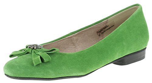 Hirschkogel Damen 3598509 Geschlossene Ballerinas, grasgrün, 37 EU von Hirschkogel
