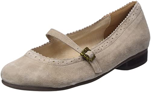 Hirschkogel Damen 3599213 Geschlossene Ballerinas, Taupe, 36 EU von Hirschkogel