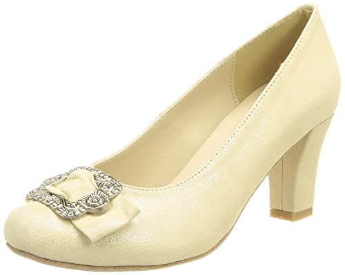 Hirschkogel Damen Pumps, Champagner, 39 EU von Hirschkogel