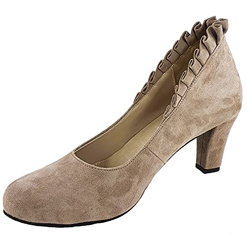 Hirschkogel Damen Pumps, Stein, 37 EU von Hirschkogel