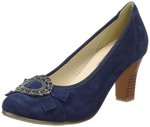 Hirschkogel Damen Pumps, d.blau, 36 EU von Hirschkogel