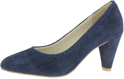 Hirschkogel Damen Pumps, d.blau, 36 EU von Hirschkogel