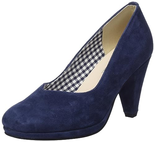 Hirschkogel Damen Pumps, d.blau, 36 EU von Hirschkogel