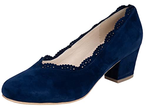 Hirschkogel Damen Pumps, d.blau, 36 EU von Hirschkogel