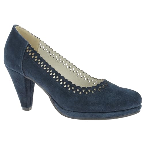 Hirschkogel Damen Pumps, d.blau, 38 EU von Hirschkogel