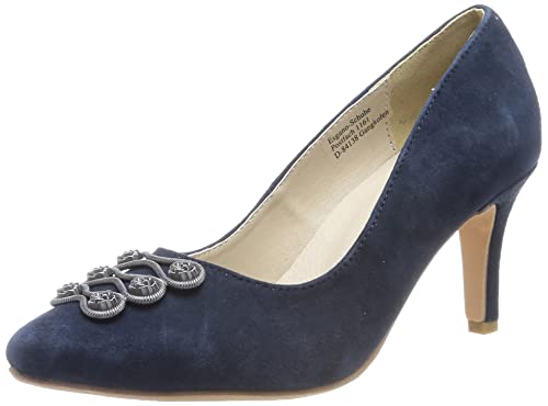 Hirschkogel Damen Pumps, d.blau, 41 EU von Hirschkogel