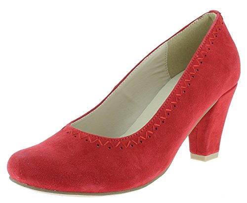 Hirschkogel Damen Pumps, rot, 38 EU von Hirschkogel