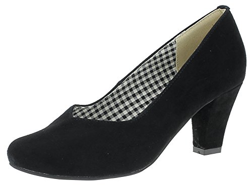 Andrea Conti Damen 3000507 Pumps, Schwarz Schwarz 002, 40 EU von Hirschkogel