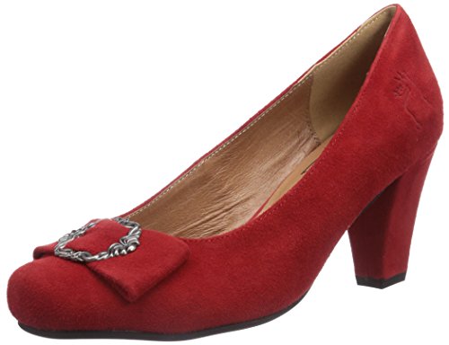 Hirschkogel Damen 3009206 Pumps, Rot (rot 021) von Andrea Conti