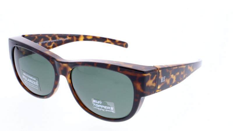 HIS Eyewear Sonnenbrille HIS Sonnenbrille HP79102-4 Unisex Demi/Green UV400 58-15-149 Suntopper von HIS Eyewear