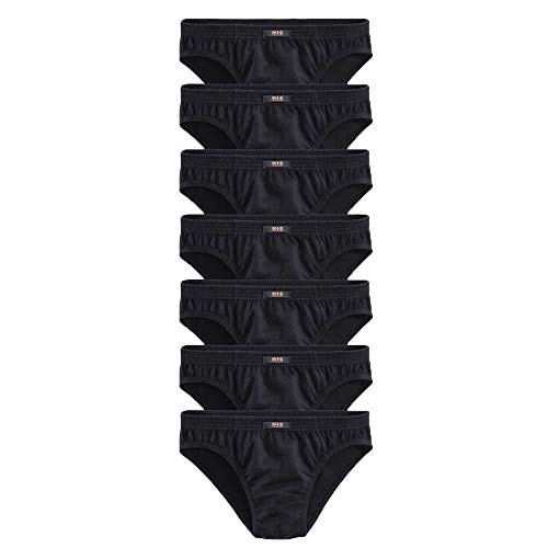 H.I.S Herren Slips, 7 Stück (7 x schwarz, M | 5) von HIS LM