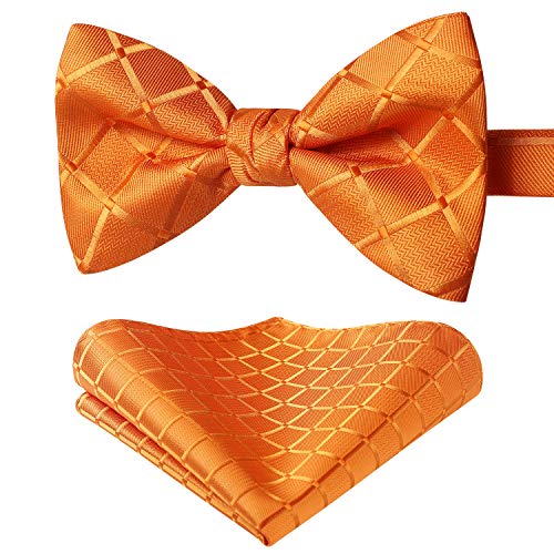 HISDERN Herren-Fliegen-Set mit Fliege und Tasche, kariert, für Hochzeiten, Partys Gr. Einheitsgröße HISDERN Herren-Fliegen-Set mit Fliege und Tasche, kariert, für Hochzeiten, Partys Gr. Einheitsgröße von HISDERN