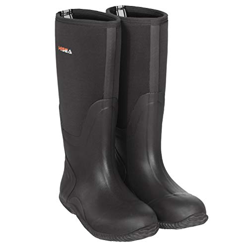 Regenstiefel Blizzard Winterstiefel Wasserdicht Gummistiefel Jagdstiefel Winterschuhe Freizeitgummistiefel für Herren von HISEA