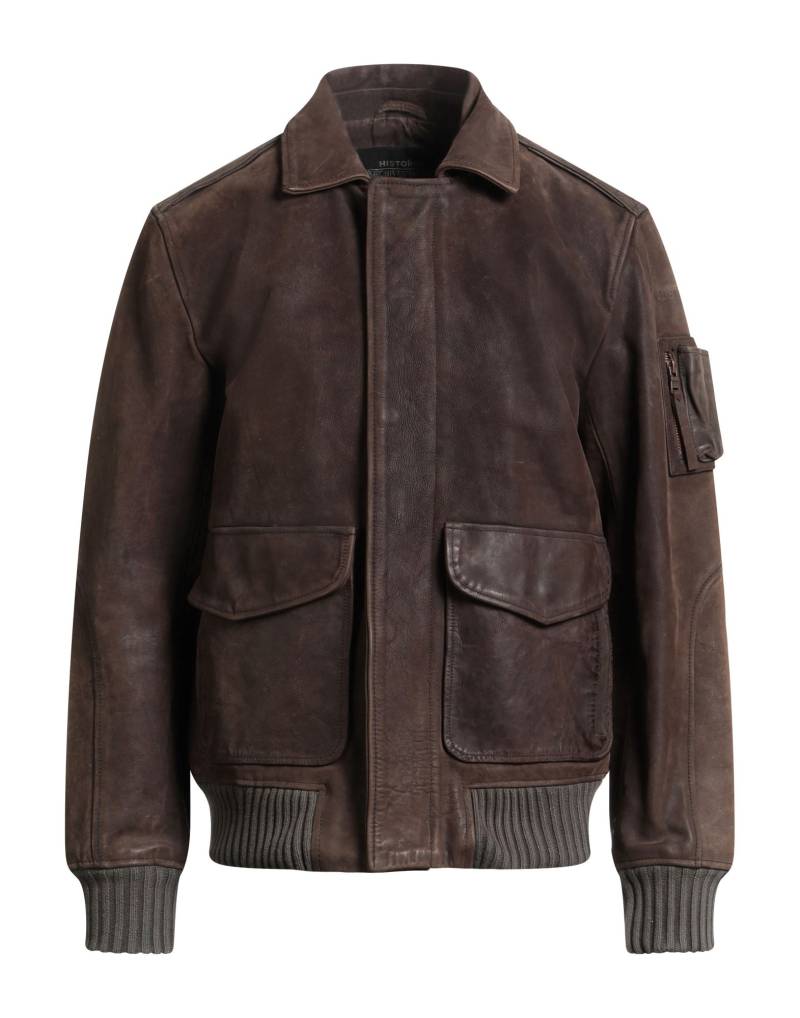 HISTORIC Jacke & Anorak Herren Braun von HISTORIC