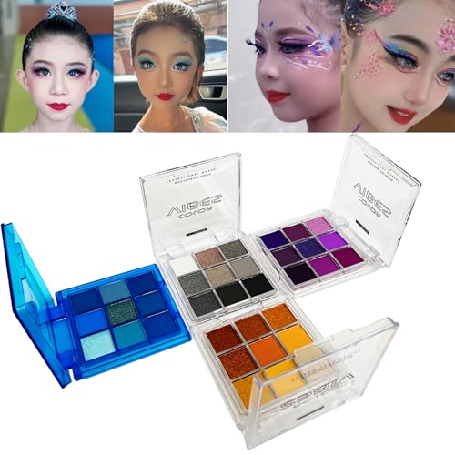 9 Farben professionelle Make-up Schattenpalette, rosa Farbe Make-up Palette, Glitter Matte Schimmer Metallic pigmentierte Make-up professionelle Palette (36 Farben - 4 thematische Farbserien) von HISUNBEN