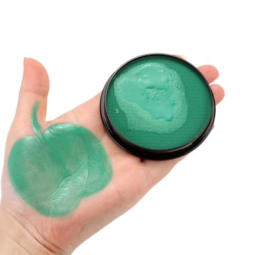 HISUNBEN Body Paints Upgrade 30g Face Paint and Children Washable Body Colour Face Paint Children's Make-Up Theatre Carnival Halloween Party Green-2 von HISUNBEN
