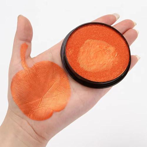 HISUNBEN Body Paints Upgrade 30g Face Paint and Children Washable Body Colour Face Paint Children's Make-Up Theatre Carnival Halloween Party PL-Red-1 von HISUNBEN