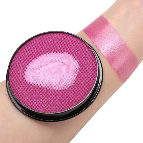 HISUNBEN Body Paints Upgrade 30g Face Paint and Children Washable Body Colour Face Paint Children's Make-Up Theatre Carnival Halloween Party PL-Red-44 von HISUNBEN