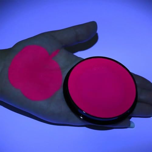 HISUNBEN Body Paints Upgrade 30g Face Paint and Children Washable Body Colour Face Paint Children's Make-Up Theatre Carnival Halloween Party UV-Purple von HISUNBEN