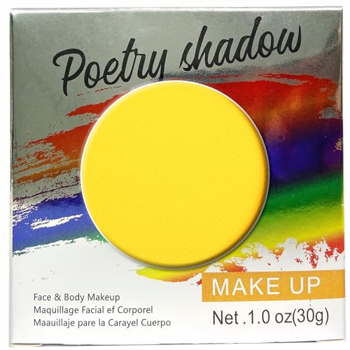 HISUNBEN Body Paints Upgrade 30g Gesichtsfarbe und Kinder waschbare Körperfarbe Gesichtsfarbe Kinder Make-up Theater Karneval Halloween Party-2 Gelb von HISUNBEN