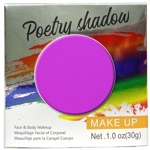 HISUNBEN Körperfarben Upgrade 30g Gesichtsfarbe und Kinder waschbar Körperfarbe Gesichtsfarbe Kinder Make-up Theater Karneval Halloween Party-2 Lila-1 von HISUNBEN