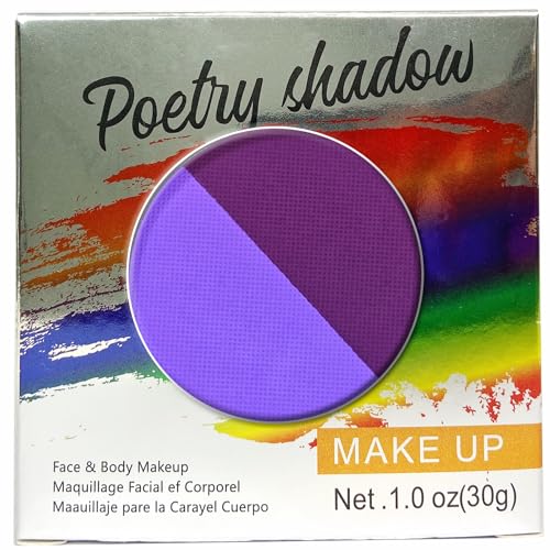 HISUNBEN Körperfarben Upgrade 30g Gesichtsfarbe und Kinder waschbare Körperfarbe Gesichtsfarbe Kinder Make-up Theater Karneval Halloween Party- 2Purple von HISUNBEN