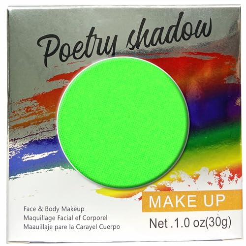 HISUNBEN Körperfarben Upgrade 30g Gesichtsfarbe und Kinder waschbare Körperfarbe Gesichtsfarbe Kinder Make-up Theater Karneval Halloween Party-Grün-4 von HISUNBEN