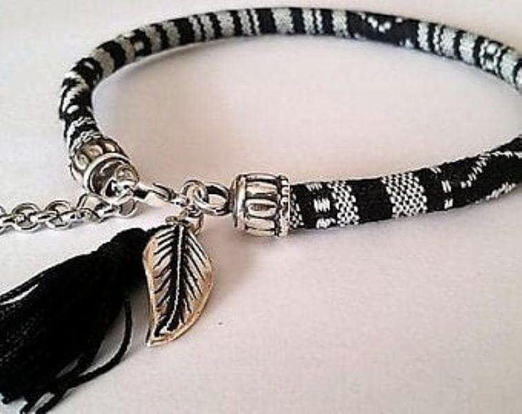 Freundschafts-Fußkettchen, Boho Ethnic Ankle Armband Mit Quaste von HITUK