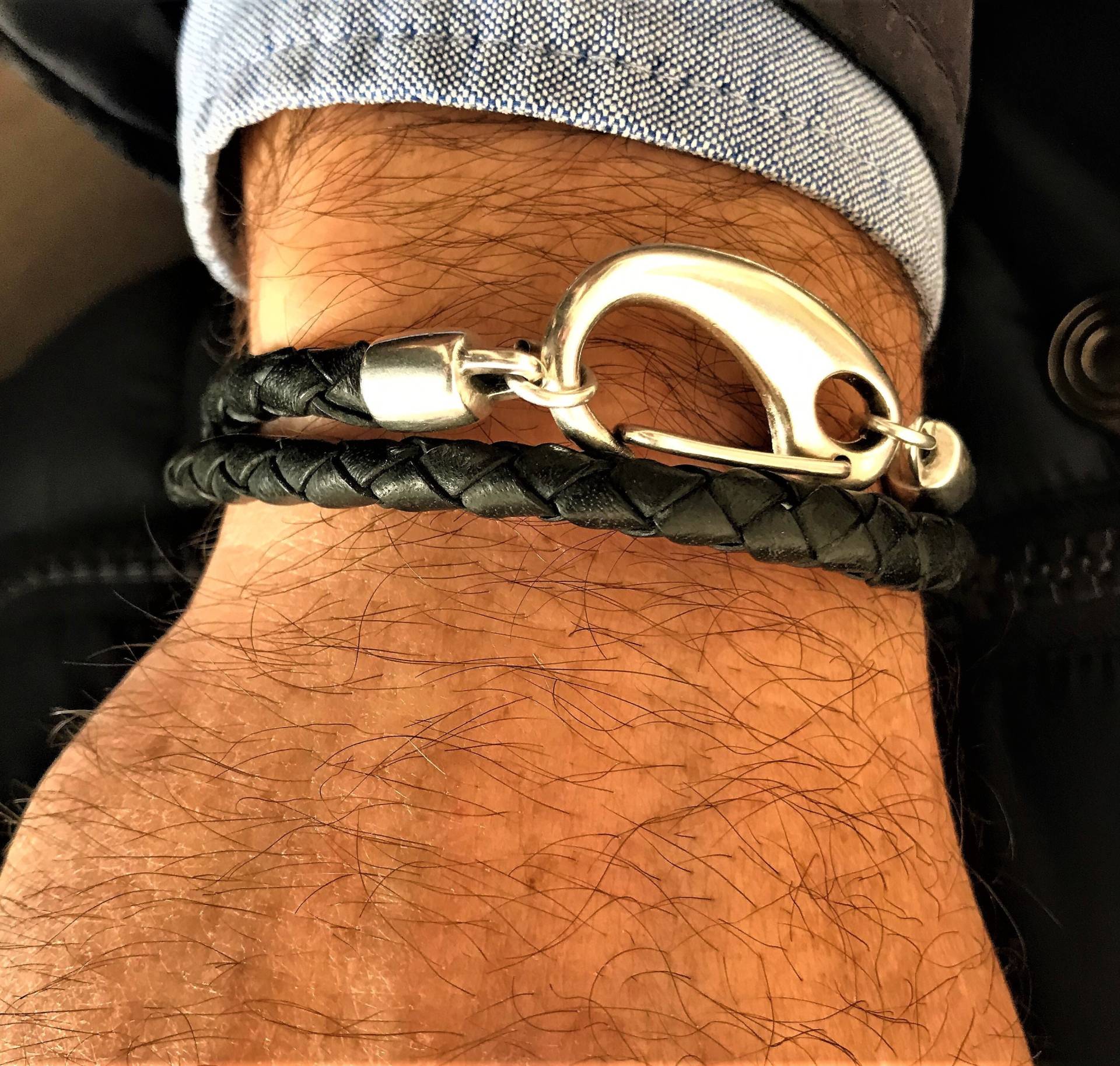 Geflochtenes Lederarmband Für Männer, Seemann Armband, Wickelarmband, Geschenk Karabinerverschluss Geburtstagsgeschenke Geflochtenes Lederarmband Für Männer, Seemann Armband, Wickelarmband, Geschenk Karabinerverschluss Geburtstagsgeschenke von HITUK