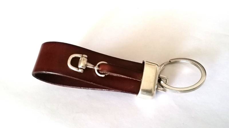 Leder Pferd Schlüsselanhänger, Snaffle Bit Charm, Reiter Geschenk von HITUK