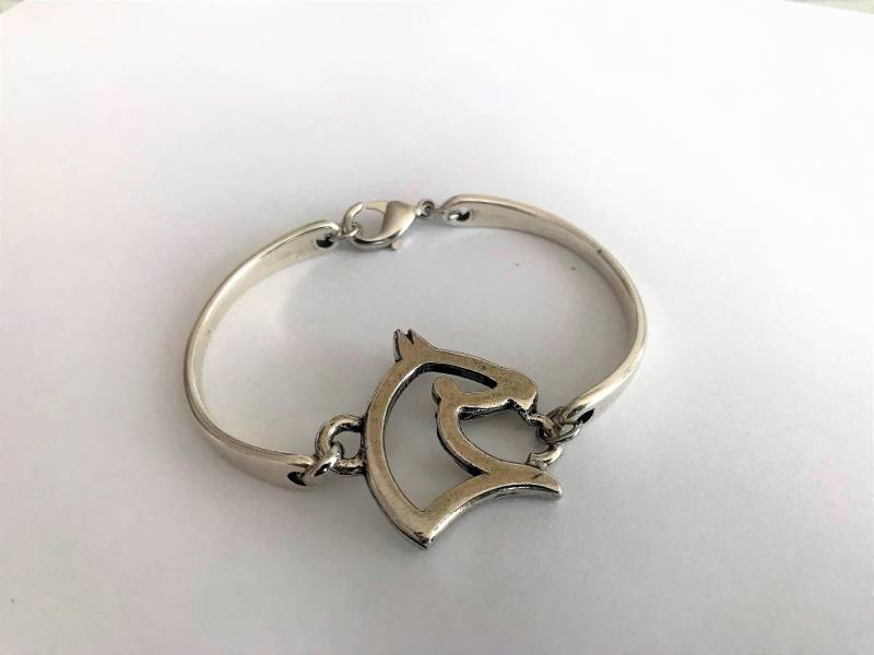 Silbernes Pferd Armband Reiter Schmuck Geschenk von HITUK
