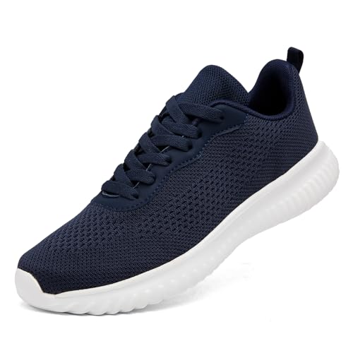 HIULYCENCE Turnschuhe Damen Sneakers Atmungsaktiv Sportschuhe Leitcht Laufschuhe Marineblau 37 EU von HIULYCENCE