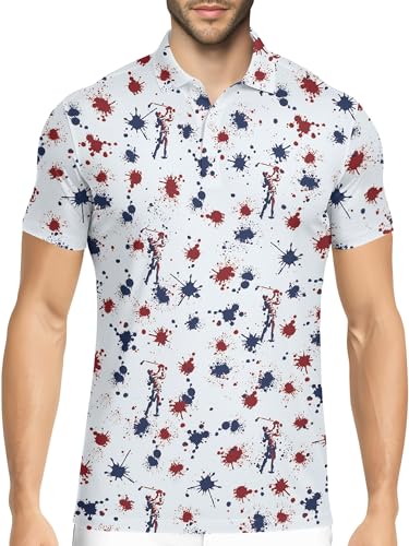 HIVICHI Golf-Shirts für Herren, lustiger Druck, verrücktes Hawaii-Herren-Poloshirt, Aop-Polo-93536, XL HIVICHI Golf-Shirts für Herren, lustiger Druck, verrücktes Hawaii-Herren-Poloshirt, Aop-Polo-93536, XL von HIVICHI