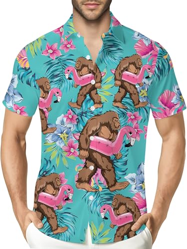 HIVICHI Lustiges Hawaii-Hemd für Herren, bedruckt, verrückte Grafik, Knopfleiste, Sommer, Strand, Urlaub, Party, Aloha-Shirt, Mhws-033000, 3X-Groß HIVICHI Lustiges Hawaii-Hemd für Herren, bedruckt, verrückte Grafik, Knopfleiste, Sommer, Strand, Urlaub, Party, Aloha-Shirt, Mhws-033000, 3X-Groß von HIVICHI