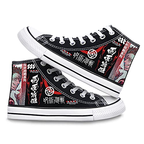 HIZYZ Anime Cosplay High Top Printed Canvas Sneaker Unisex Schuhe von HIZYZ