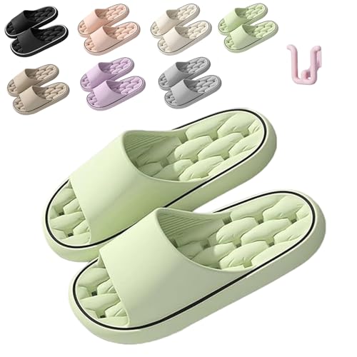 HItianya Baumme Ergonomische Ultraweiche Schnelltrocknende Hausschuhe, Cloudslipper Orthopädische Weich Rutschfest Badeschuhe (Grau, Erwachsene, 42, Numerisch (von/bis), EU Schuhgrößensystem, 43, M) von HItianya