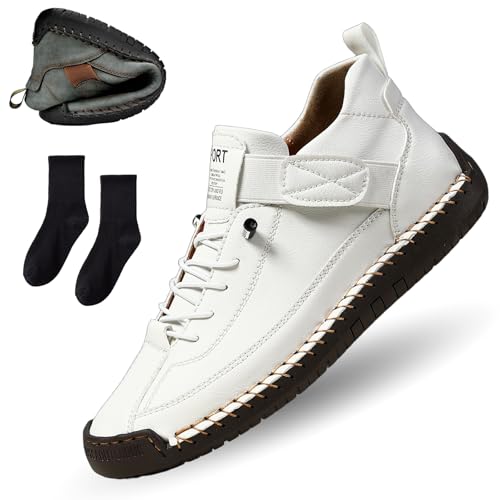 HItianya Elira Bequeme, StüTzende Sneakers, Elira Sneaker Damen, BarfußSchuhe Leder, Effektive UnterstüTzung des FußGewöLbes Weiche (G, Erwachsene, 39, Numerisch, EU Schuhgrößensystem, M) von HItianya