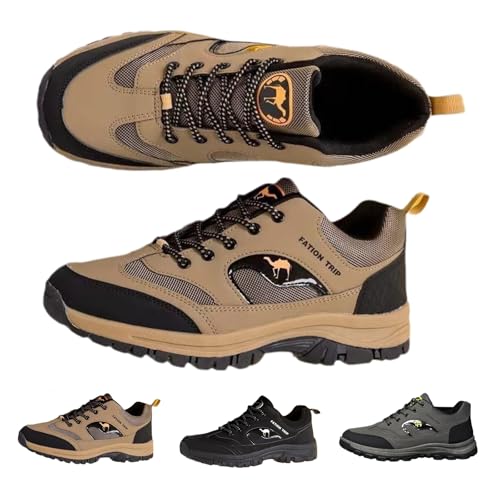 HItianya Orthotrip-Ergonomische Schmerzlindernde Komfortschuhe, Atmungsaktive Herren-Sportschuhe für Outdoor und Freizeit (Braun, Erwachsene, 41, Numerisch, EU Schuhgrößensystem, M) von HItianya